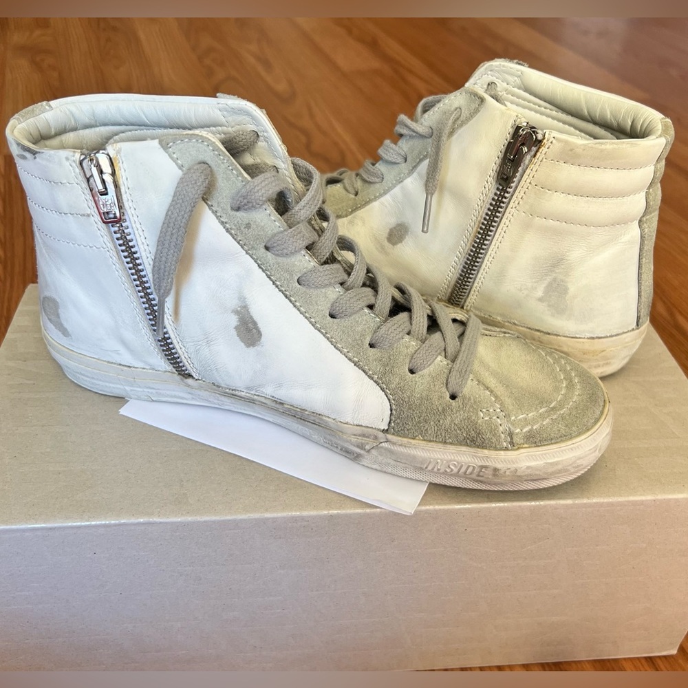 Golden Goose Women's Classic Slide White/Ice Size 37 - Picture 4 of 7